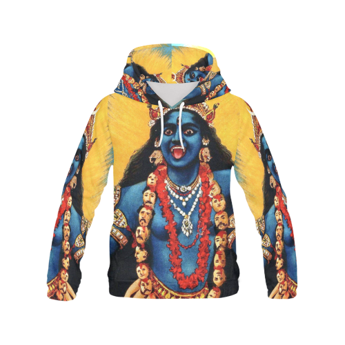 KALI All Over Print Hoodie for Women (USA Size) (Model H13)