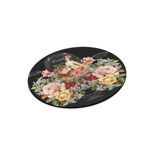 Nuit des Roses Revisited Round Mousepad