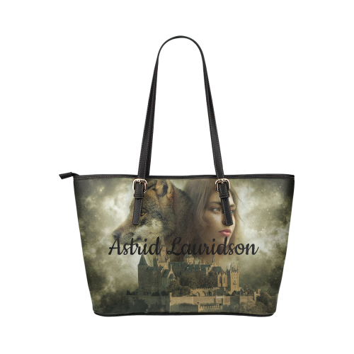 13mys Leather Tote Bag/Large (Model 1651)