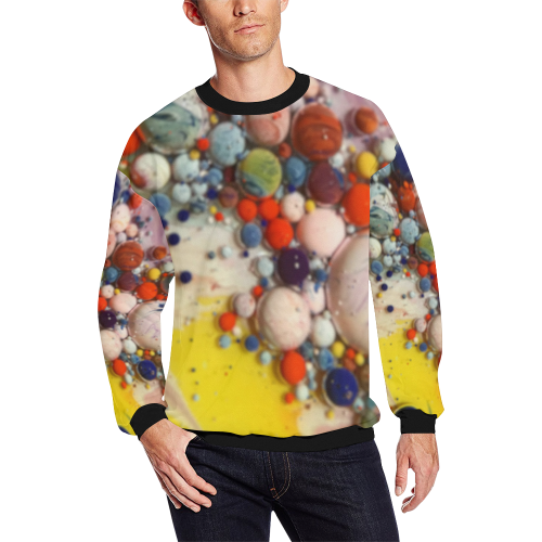 Chos Dimention All Over Print Crewneck Sweatshirt for Men/Large (Model H18)