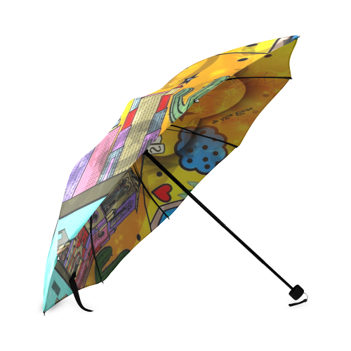San Antonio Texas by Nico Bielow Foldable Umbrella (Model U01)
