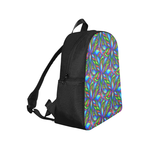 Lost in the Leaves2 Multi-Pocket Fabric Backpack (Model 1684)