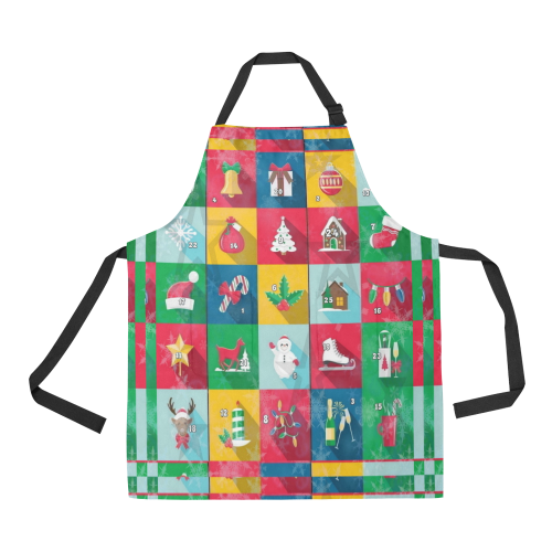 Christmas Calender by Nico Bielow All Over Print Apron
