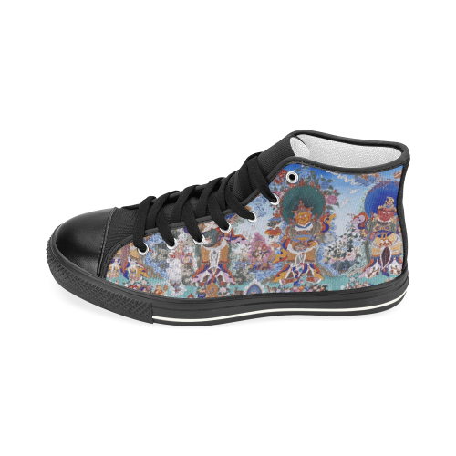 Four Heavenly Kings, by Ivan Venerucci Italian Style Women's Classic High Top Canvas Shoes (Model 017)