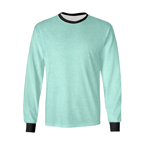 Pastel Green Kids' All Over Print Long Sleeve T-shirt (Model T51)