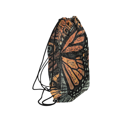Monarch Collage Medium Drawstring Bag Model 1604 (Twin Sides) 13.8"(W) * 18.1"(H)