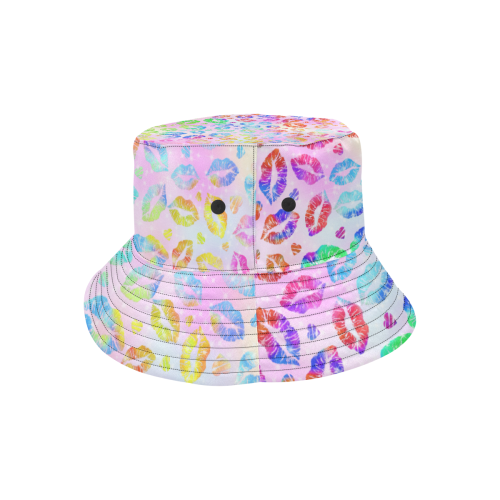 Women Sexy Hot Lips Comic - Colorful Pop Art 2 All Over Print Bucket Hat