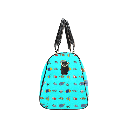 Rainbow fishes New Waterproof Travel Bag/Large (Model 1639)