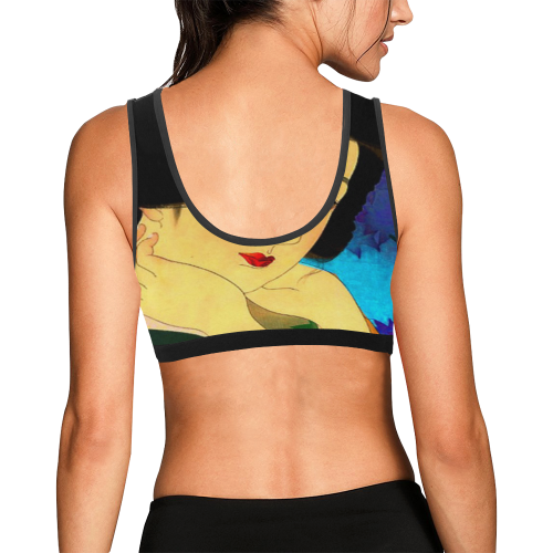 YOUNG BRIDE Women's All Over Print Sports Bra (Model T52)