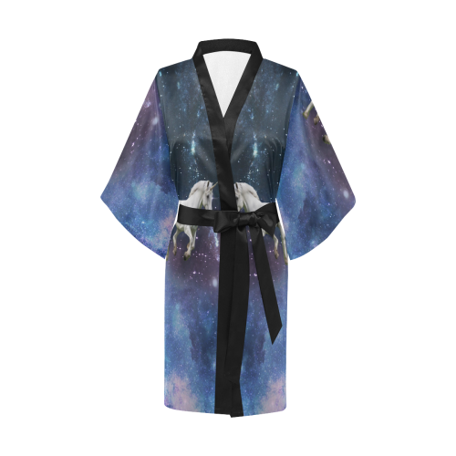 Unicorn and Space Kimono Robe