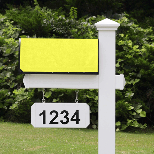 color maximum yellow Mailbox Cover