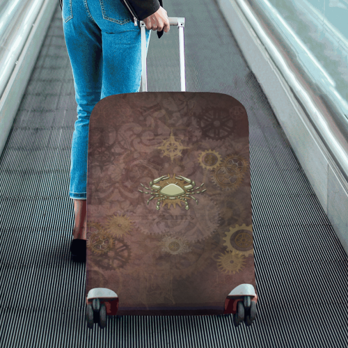 Steampunk Zodiac Cancer Luggage Cover/Large 26"-28"