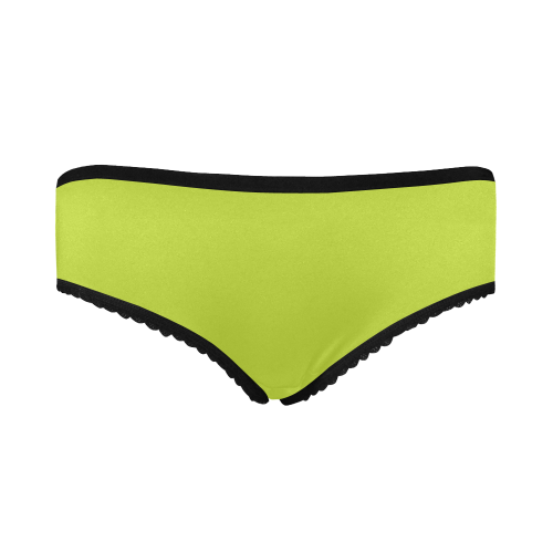 Lime Punch Women's All Over Print Classic Briefs (Model L13)