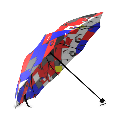 Popart Drops by Nico Bielow Foldable Umbrella (Model U01)