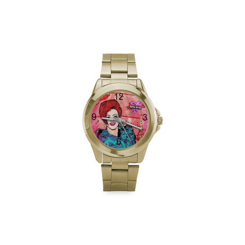 Andy Maine Popart 2019 by Nico Bielow Custom Gilt Watch(Model 101)