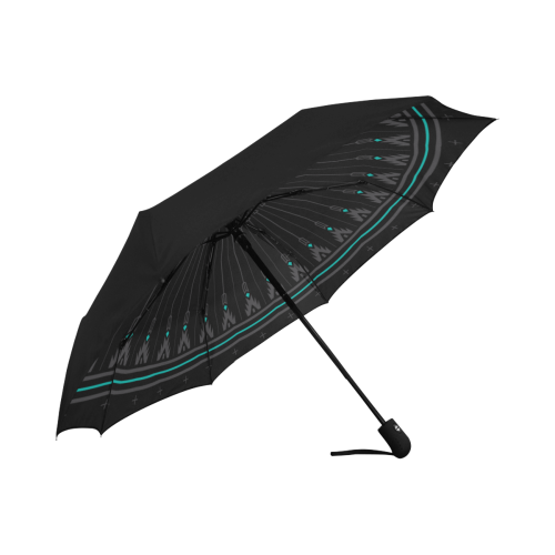 Night Arrows Aqua Anti-UV Auto-Foldable Umbrella (Underside Printing) (U06)