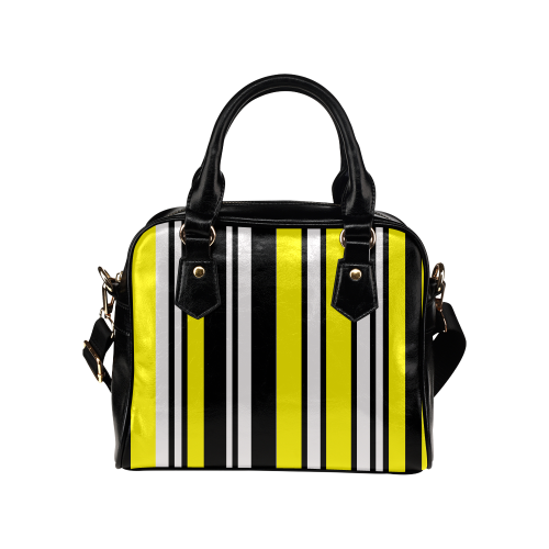 by stripes Shoulder Handbag (Model 1634)