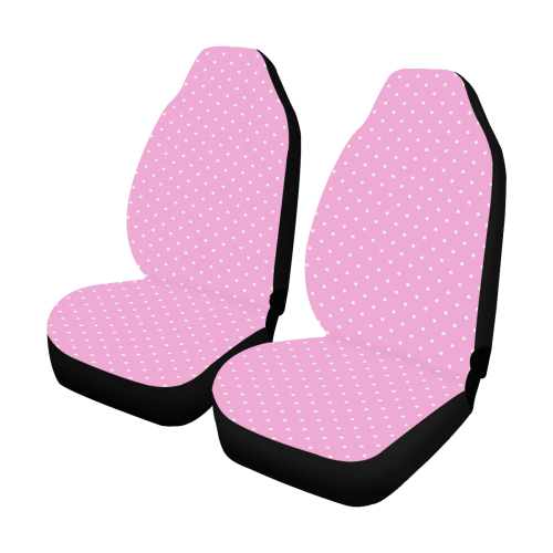 Polka Dots Pink Car Seat Covers (Set of 2) ID D3232613