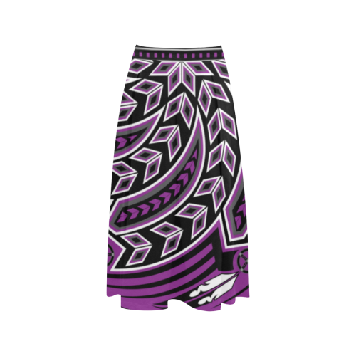 Wind Spirit Purple Aoede Crepe Skirt (Model D16)