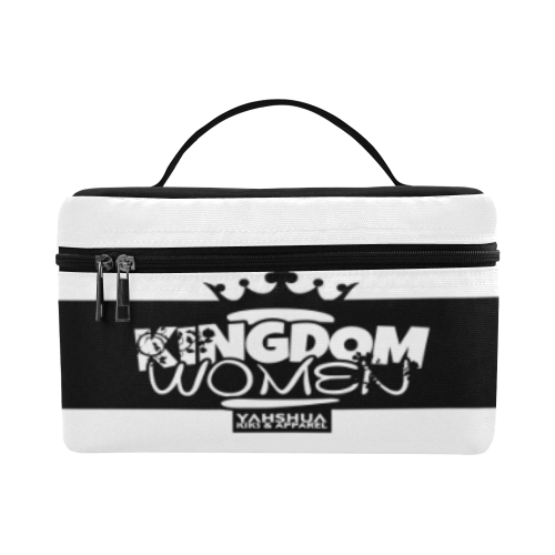 White Cosmetic Bag/Large (Model 1658)