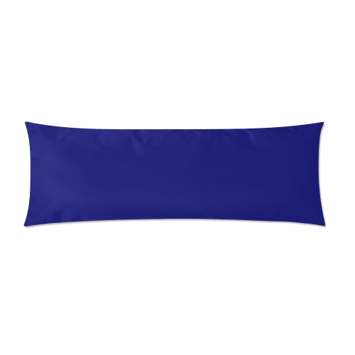 Dark Blue Custom Zippered Pillow Case 21"x60"(Two Sides)