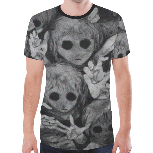 Lost Souls of Darkness Gothic Underground Graphic Tee New All Over Print T-shirt for Men (Model T45)