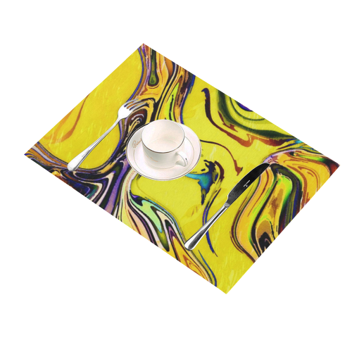 Yellow marble Placemat 14’’ x 19’’ (Four Pieces)