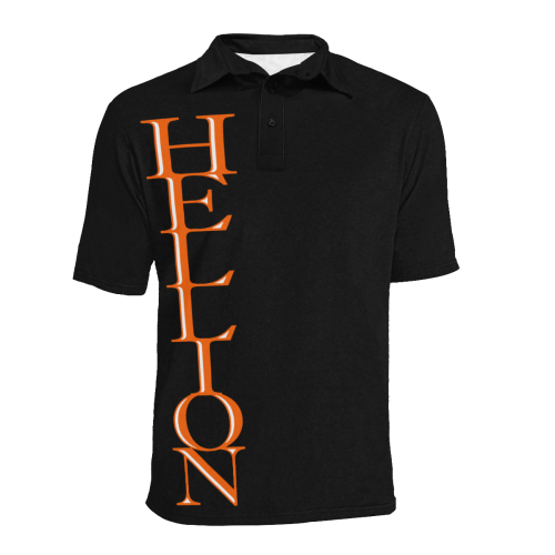HELLION Men's All Over Print Polo Shirt (Model T55)