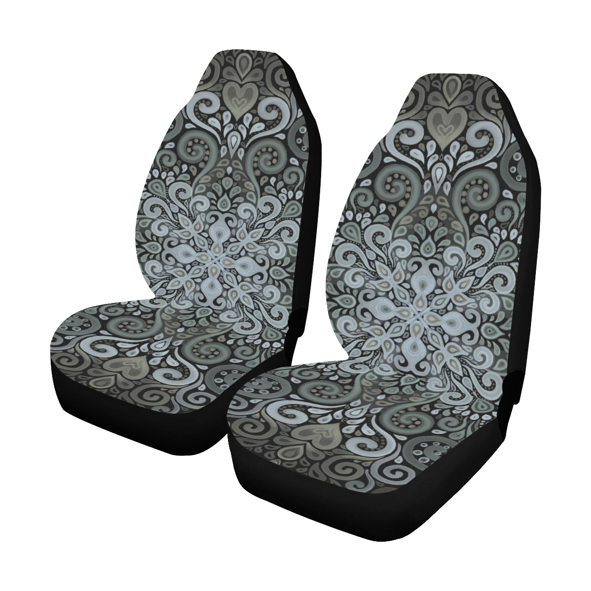 dark green car seat covers