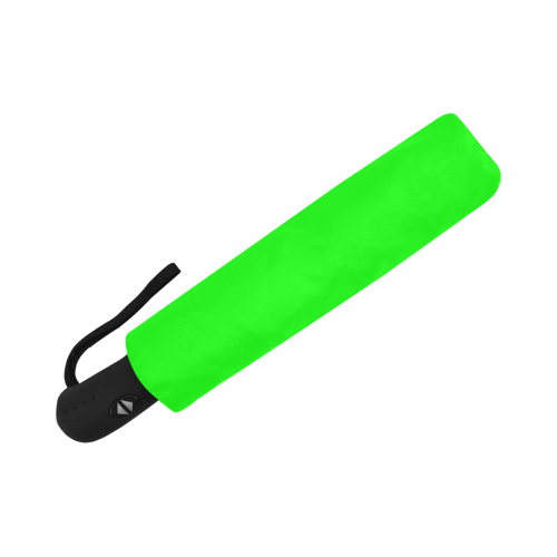 Bright Neon Green Anti-UV Auto-Foldable Umbrella (Underside Printing) (U06)