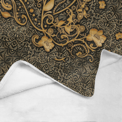Vintage, floral design Ultra-Soft Micro Fleece Blanket 50"x60"
