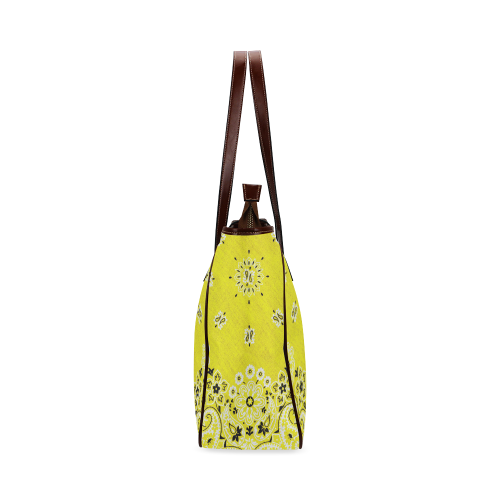 Grunge Yellow Bandana 1 Classic Tote Bag (Model 1644)