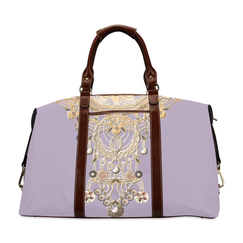 jewels purple Classic Travel Bag (Model 1643) Remake