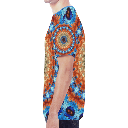 Kaleidoscope New All Over Print T-shirt for Men/Large Size (Model T45)