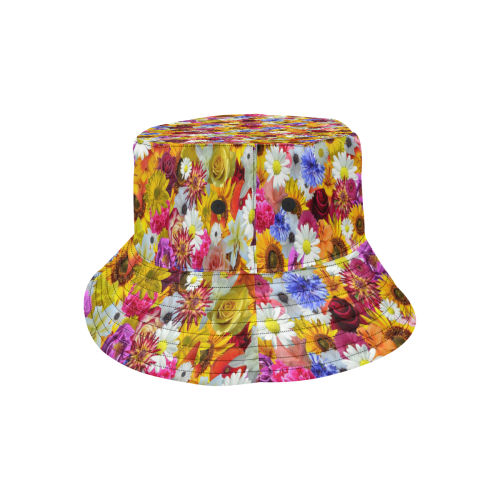 Bright Spring Fantasy Garden All Over Print Bucket Hat