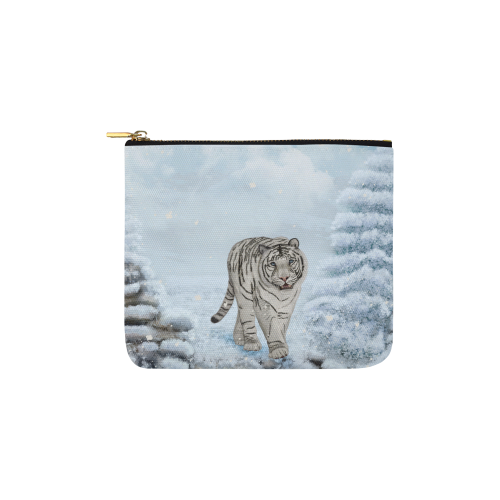 Wonderful siberian tiger Carry-All Pouch 6''x5''
