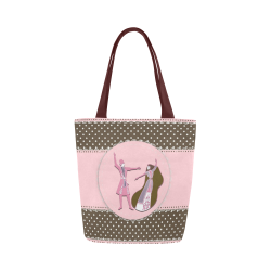 Armenian Folk Dancers Canvas Tote Bag (Model 1657)