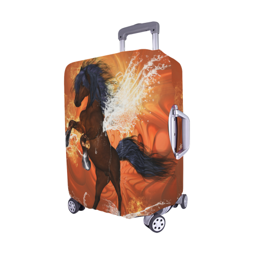 Horse with water wings Luggage Cover/Medium 22"-25"