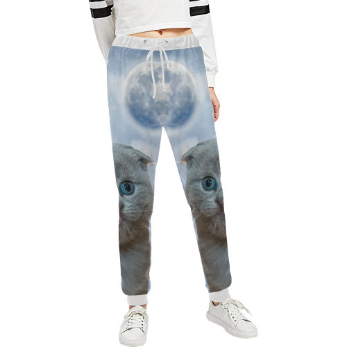 Lonely Little Kitty Unisex All Over Print Sweatpants (Model L11)