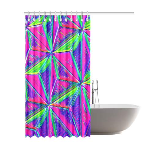 Vivid Life 1D  by JamColors Shower Curtain 69"x84"