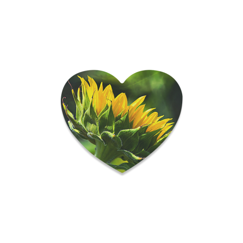 Sunflower New Beginnings Heart Coaster