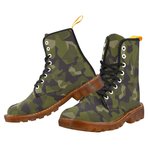 Swedish M90 woodland camouflage Martin Boots For Men Model 1203H
