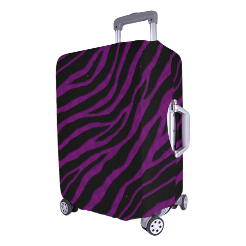 Ripped SpaceTime Stripes - Purple Luggage Cover/Large 26"-28"