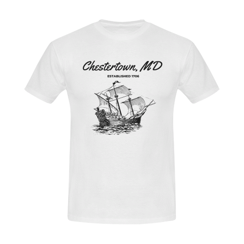 Chestertown, MD Men's T-Shirt in USA Size (Front Printing Only)