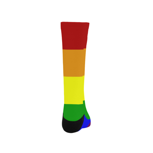 Rainbow Flag Men's Custom Socks