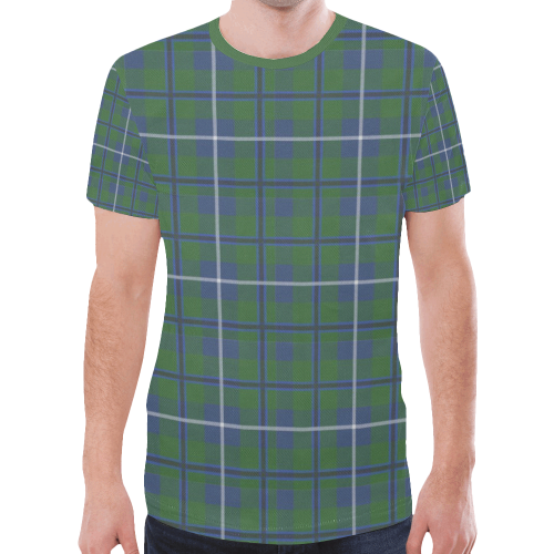 Douglas Tartan New All Over Print T-shirt for Men (Model T45)