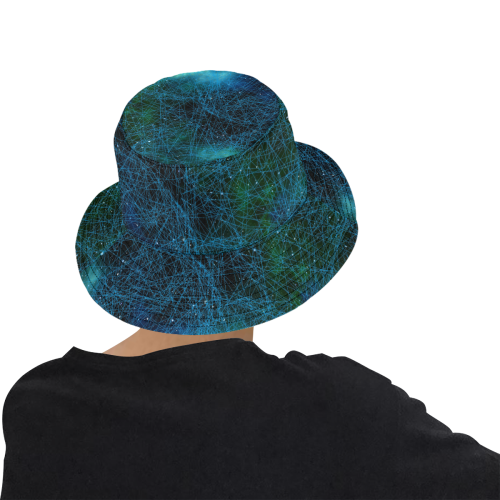 System Network Connection All Over Print Bucket Hat for Men