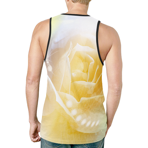 Soft yellow roses New All Over Print Tank Top for Men (Model T46)
