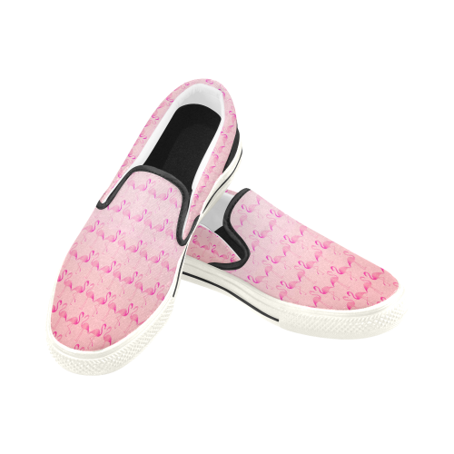digital-paper-5262599 Women's Slip-on Canvas Shoes (Model 019)