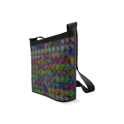 Ripped SpaceTime Stripes Collection Crossbody Bags (Model 1613)